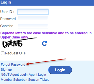 Click-on-IRCTC-Forgot-Password