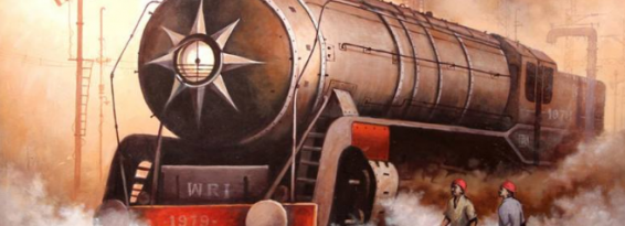 Steam locomotives by Pratim Biswas