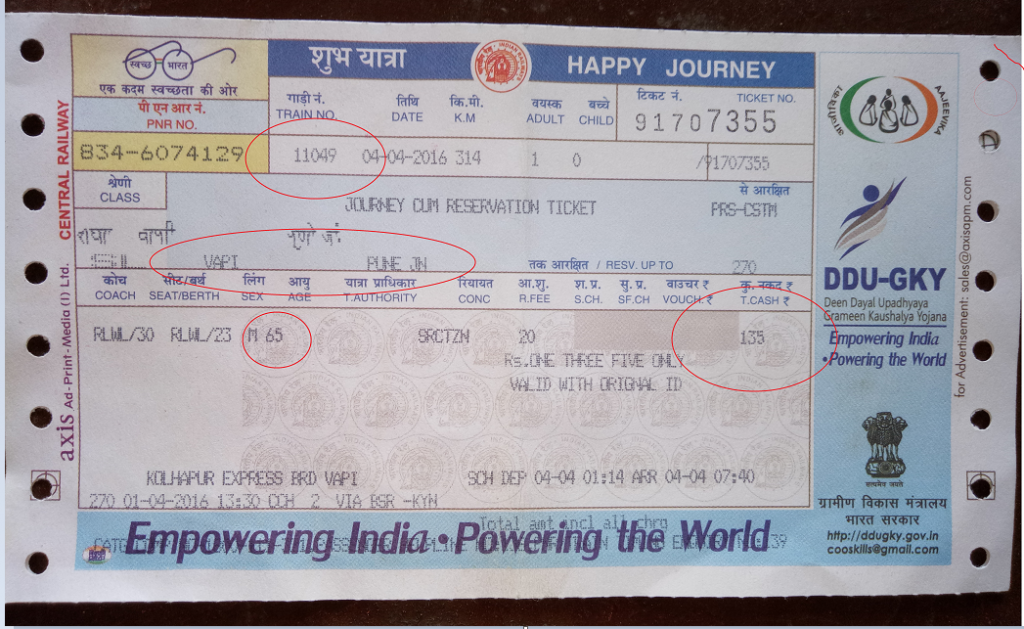 Train Reservation Chart List Online