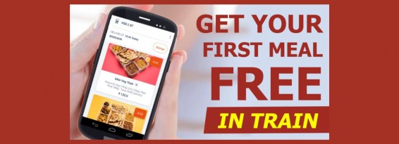Ger Your First Meal Free in Train