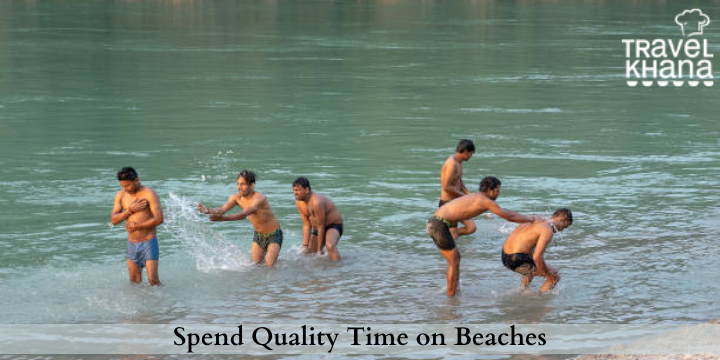 Peoples on Beach